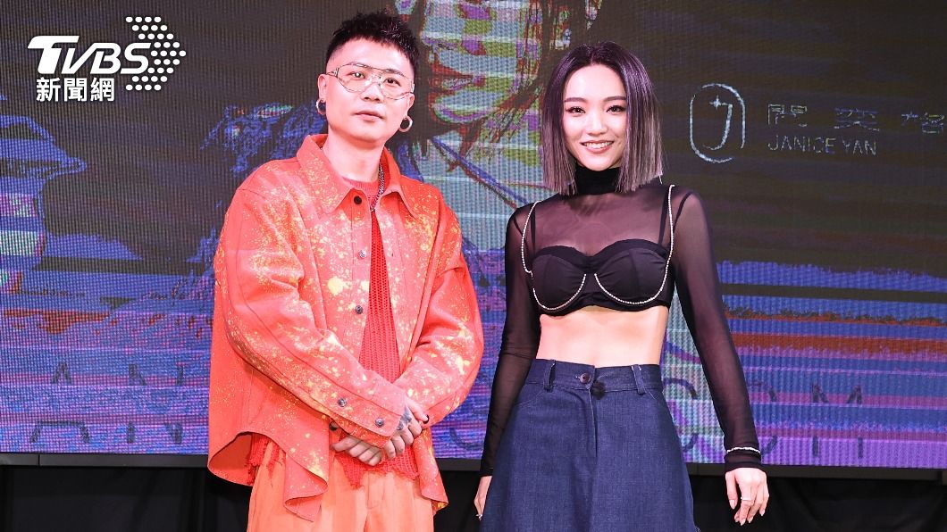 格格今舉辦發片記者會,好友蕭秉治站台。(圖/張哲鳴攝)