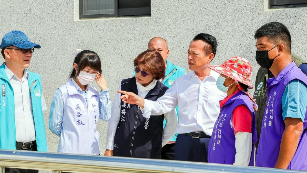 颱風逼近章梁指示全天候監測防汛設備。（圖／嘉義縣政府提供）