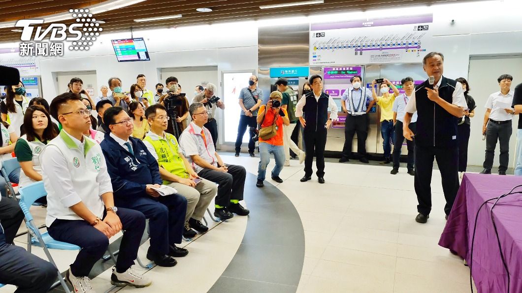 機捷延伸線A22老街溪站 鄭文燦:7/31正式通車