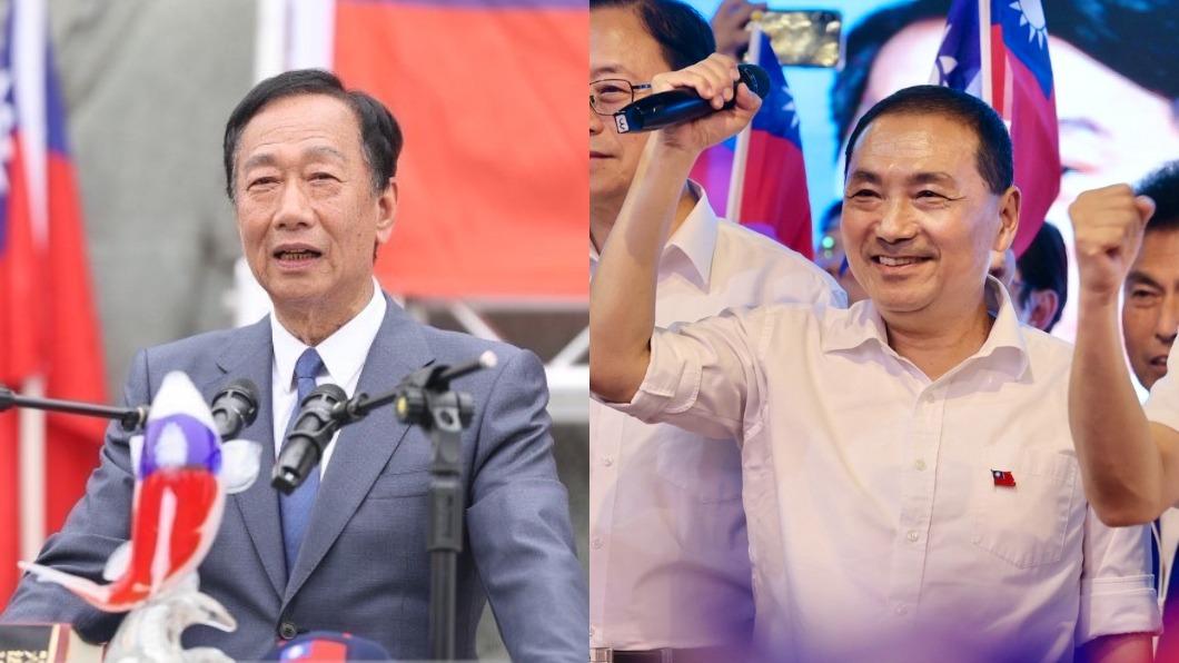 郭台銘也是國民黨勝選的障礙之一。（圖／翻攝自郭台銘、侯友宜臉書）