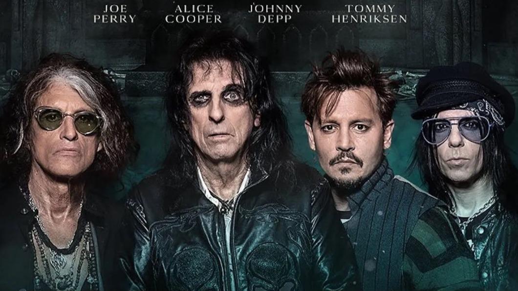 強尼戴普與樂團「好萊塢吸血鬼」頗受歡迎。(圖/翻攝自Hollywood Vampires 官網)