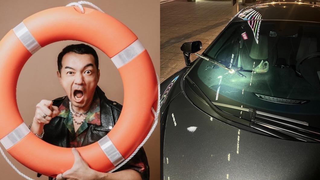 賣場代言人酒醉脫序!「揮鐵棍砸千萬超跑」車主怒報警 認罪:很後悔