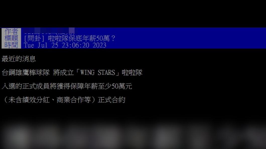 網友好奇，年薪保底50萬會有人應徵嗎？（圖／翻攝自PTT）
