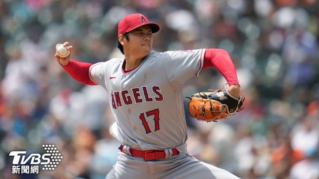 大谷翔平28日面對老虎,飆出8次三振、只讓對方敲一安,拿下首次完封勝投。(圖/達志影像美聯社)