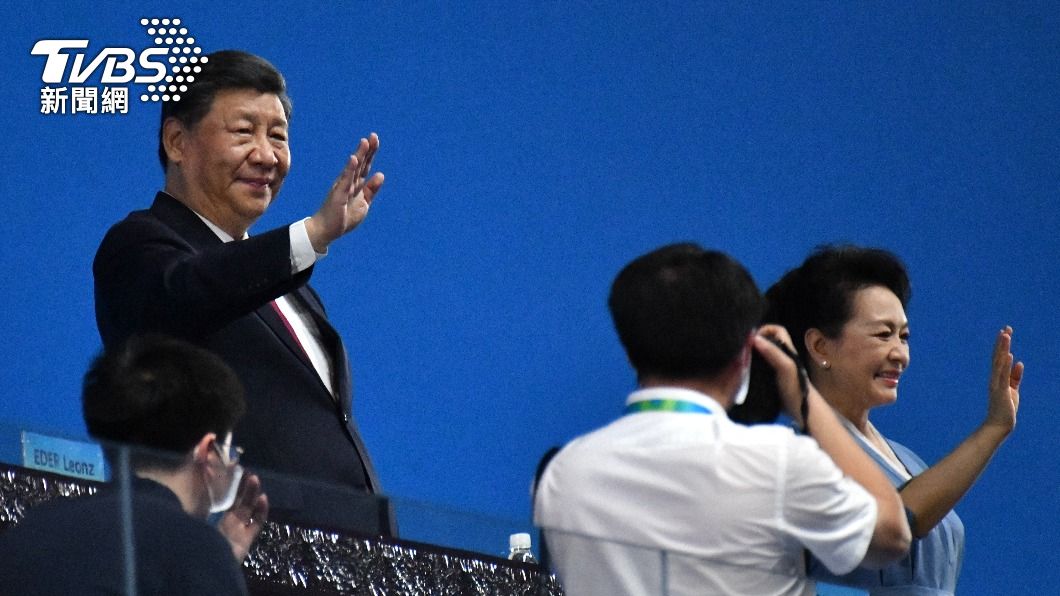習近平、彭麗媛出席成都世大運開幕式。(圖/胡瑞麒攝)