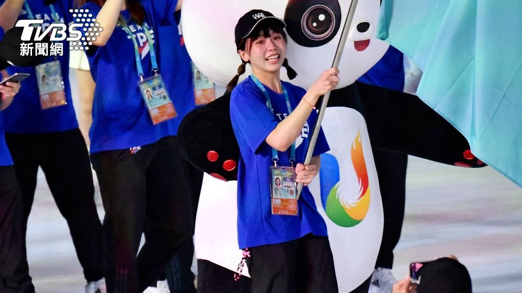 大陸網友們在看到廖苡任後,紛紛大讚「好可愛」。(圖/胡瑞麒攝)