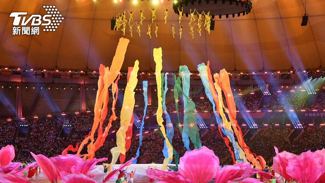 大陸演員在開幕上的表演。(圖/胡瑞麟攝)
