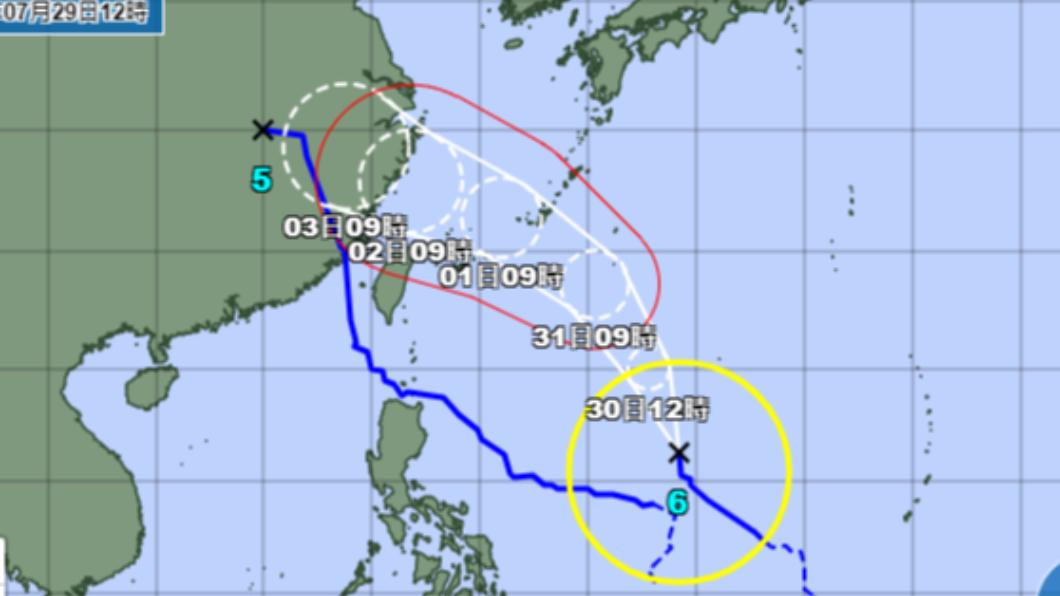 日氣象廳預測:卡努這天轉「強颱」 8月2日最靠近台灣