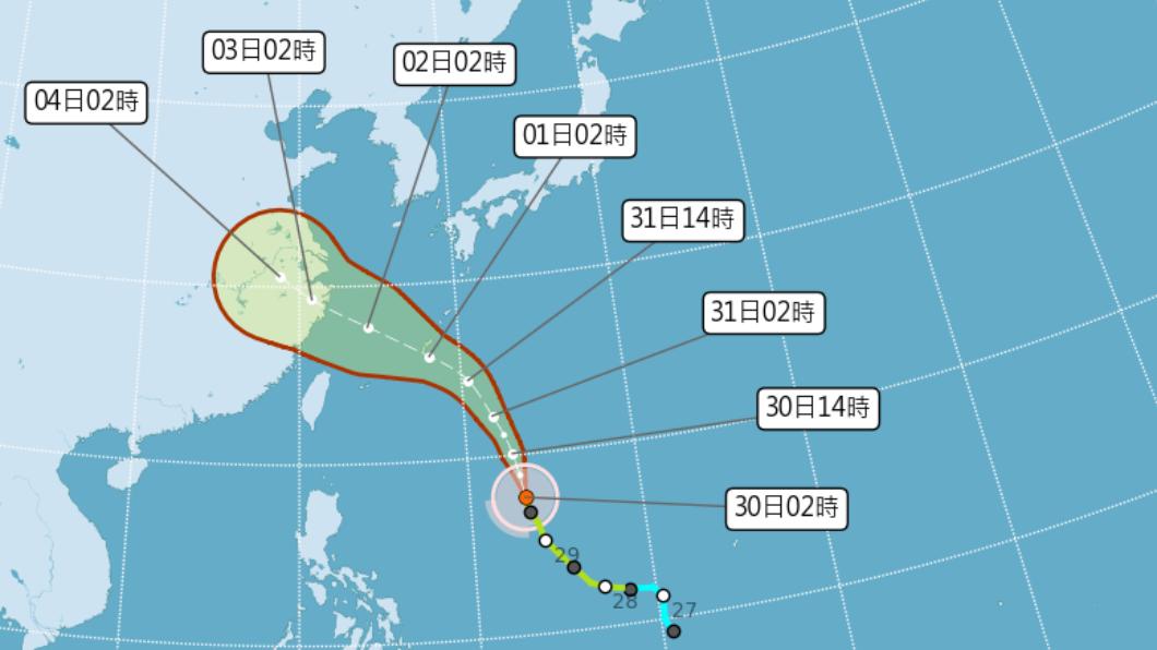 06:00天氣即時報/卡努增胖月底成中颱 發不發海警這個是關鍵...