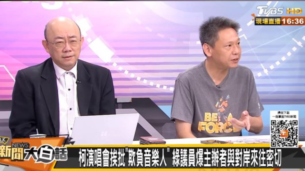 郭正亮與謝寒冰認為「KP SHOW」有助柯文哲繼續拉抬聲勢。（圖／翻攝自《新聞大白話》YT）