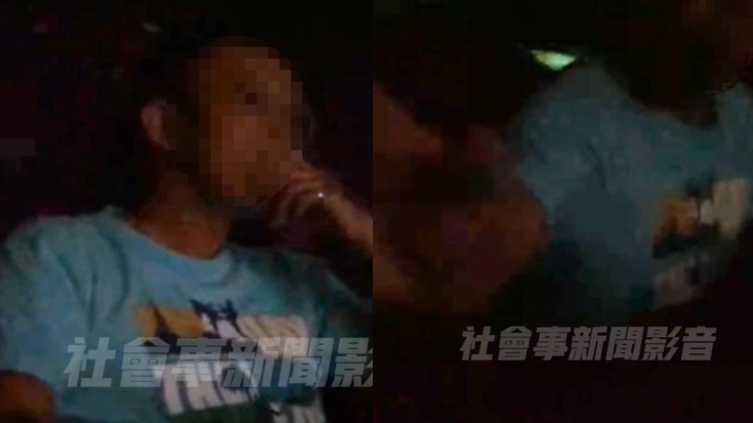 陌生男子遭控搶手機還辱罵髒話。(圖/翻攝自社會事新聞影音)