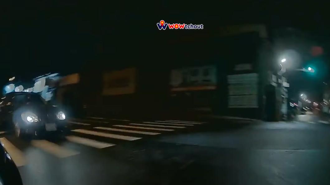 陳男肇事逃逸。（圖／翻攝自「WoWtchout - 地圖型行車影像分享平台」）