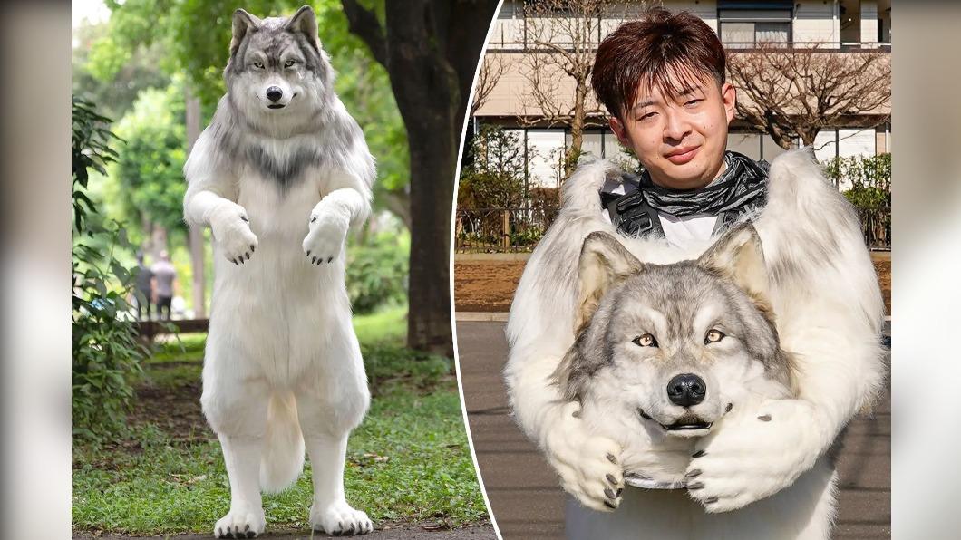 上田表示，穿上野狼服裝後，他感覺自己不再是人類。（圖／翻攝自OliLondonTV推特）