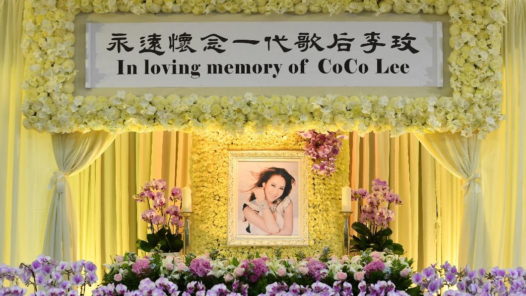 李玟靈堂布置曝光,遺照由二姊等家屬親自挑選。(圖/Late CoCo Lee Family提供)