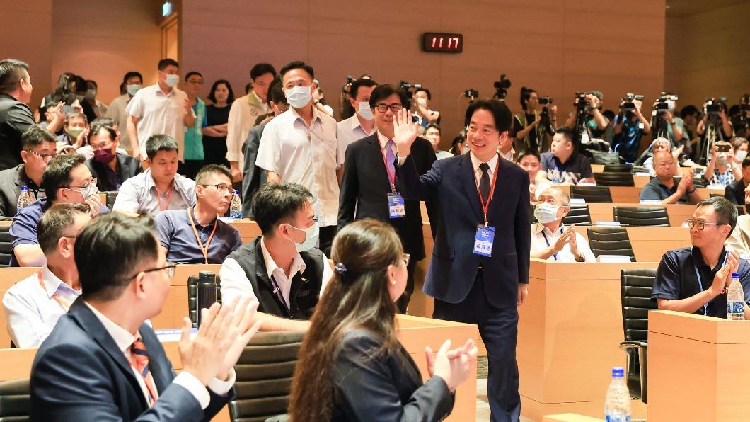 賴清德出席「臨海50領航台灣-新港都產業論壇」。（圖／總統府提供）