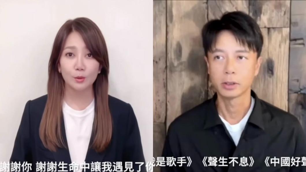 歌手梁靜茹(左)、李克勤(右)。(圖/YouTube Nancy Lee)
