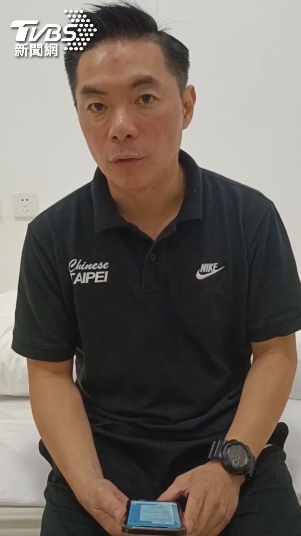 中華隊男籃總教練劉孟竹。（圖／TVBS）