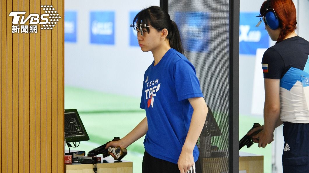 世大運女子25公尺手槍，陳俞如在速射項目最後階段落後，無緣晉級決賽。(圖/胡瑞麒攝)