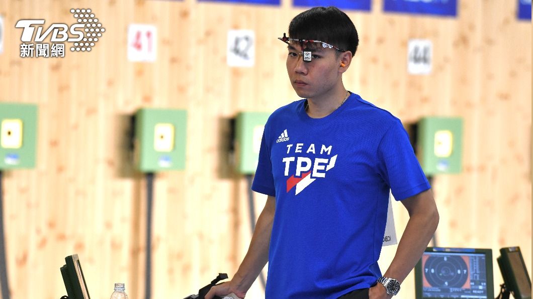 世大運射擊10公尺手槍男團選手林暐傑。（圖／胡瑞麒攝）