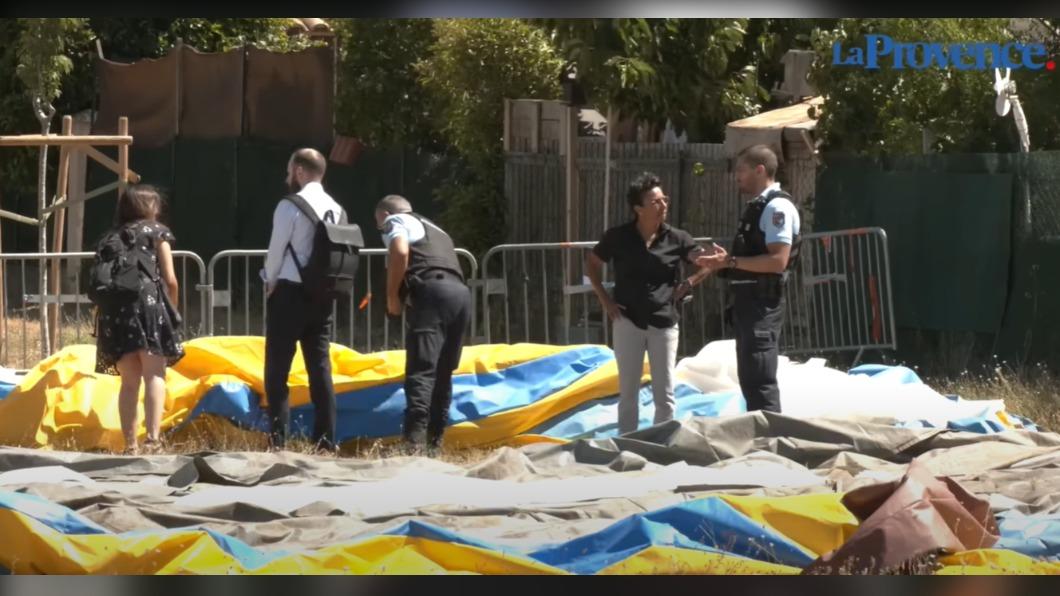 充氣溜滑梯變兇器 法父親被吹上50公尺高空重摔喪命