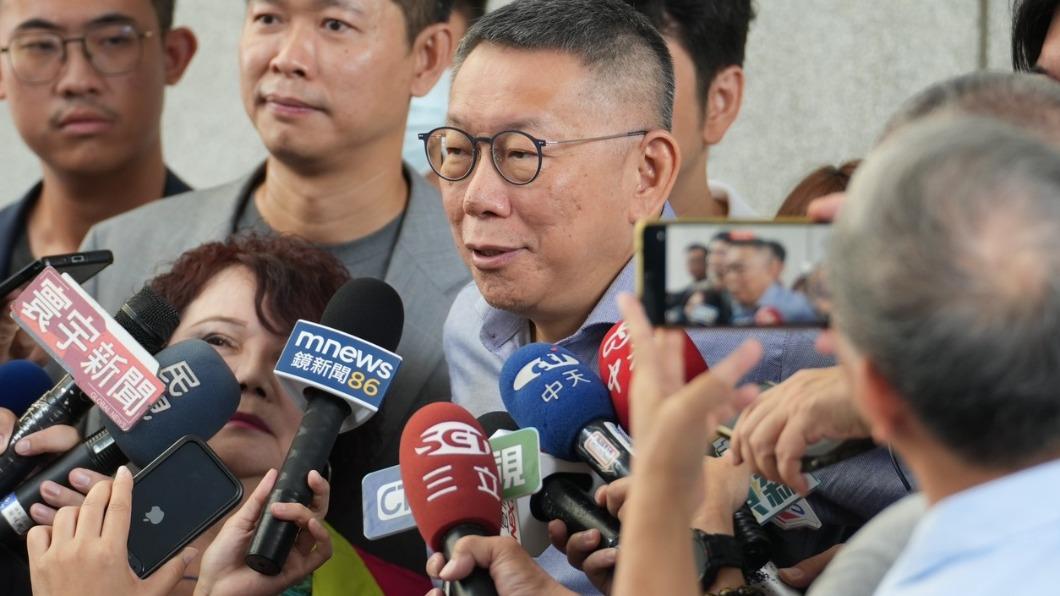 柯文哲強調建設應按照科學。(圖/台灣民眾黨提供)