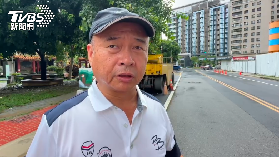 竹北十興里長毛振福。(圖/TVBS)