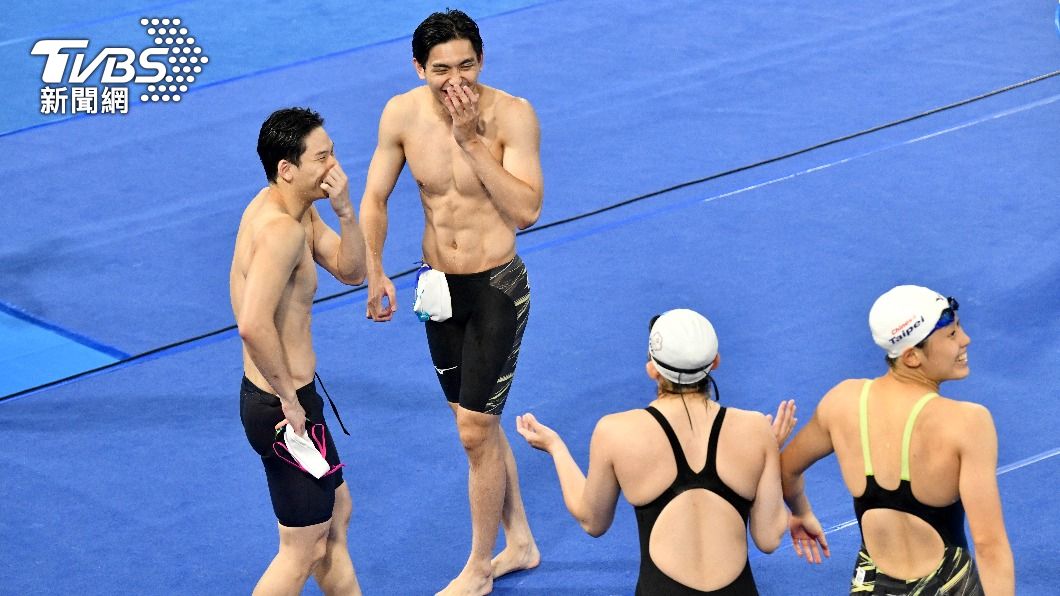 中華隊莊沐倫、洪潔瑜、王冠閎、黃渼茜則以預賽第九名成績和決賽擦肩而過。(圖/胡瑞麒攝)