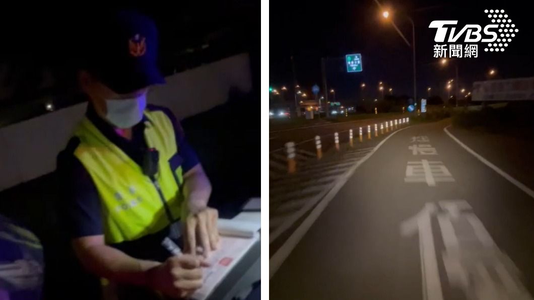 獨/沒錢蓋路燈!機車道黑漆漆不敢走 騎汽車道慘吞紅單