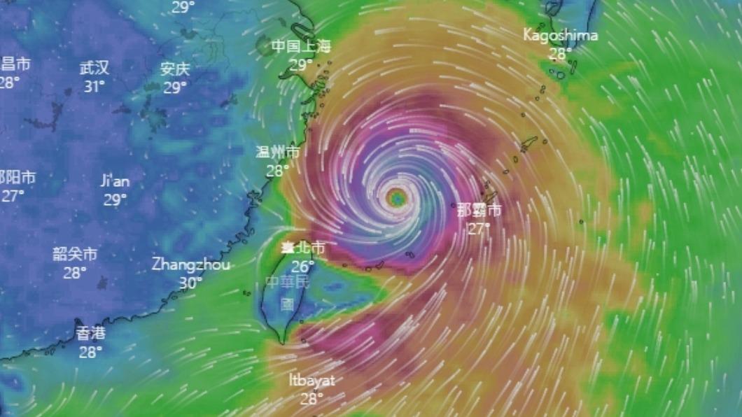 卡努暴風圈將觸陸!4縣市有望連2天颱風假?氣象局解答了