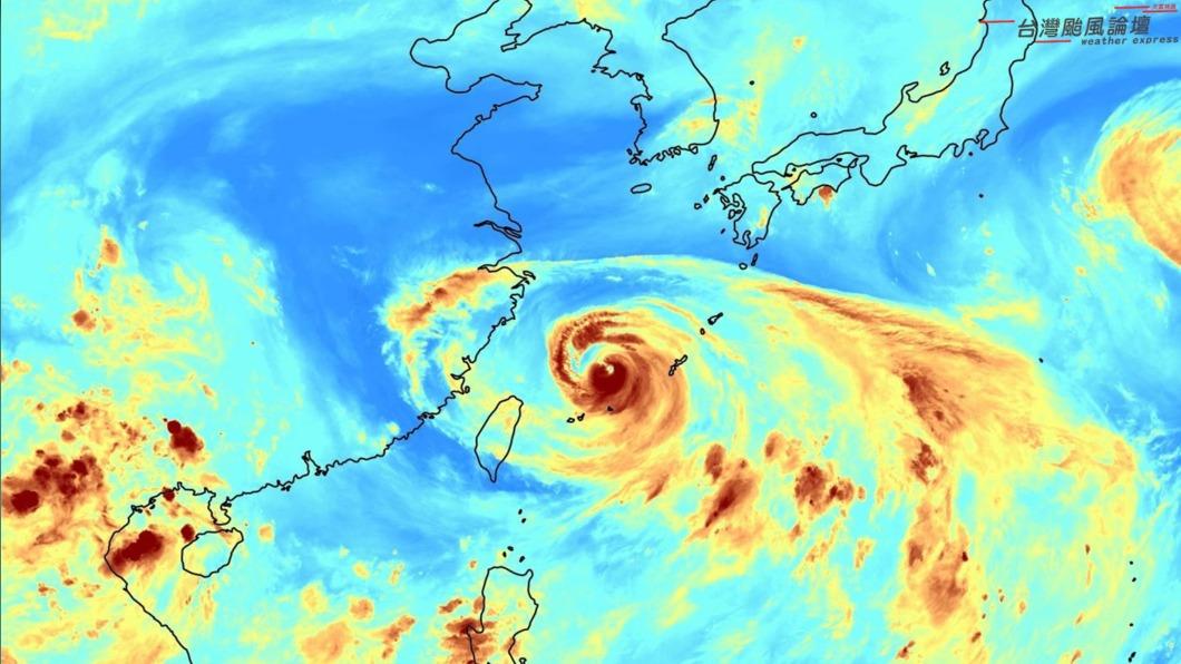 颱風環流勾到陸地!卡努結構調整「長得醜醜的」 專家:比較麻煩