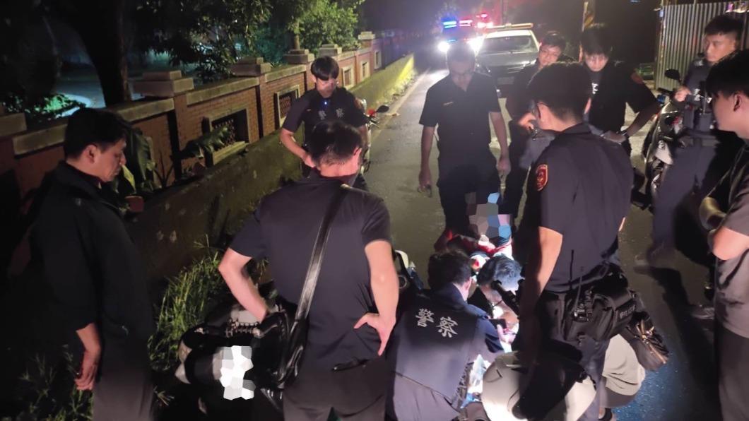 警方通報攔截圍捕,2個多小時後將他緝獲。(圖/TVBS)