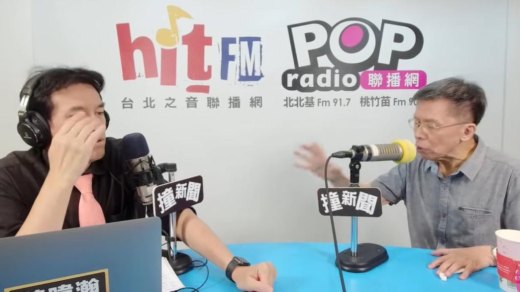 前立委沈富雄(圖右)。(圖/翻攝自 POP Radio聯播網YouTube)
