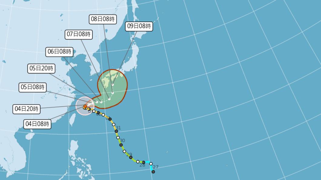 卡努颱風尾掃來了！12縣市雨狂下「這裡雨量紫爆」