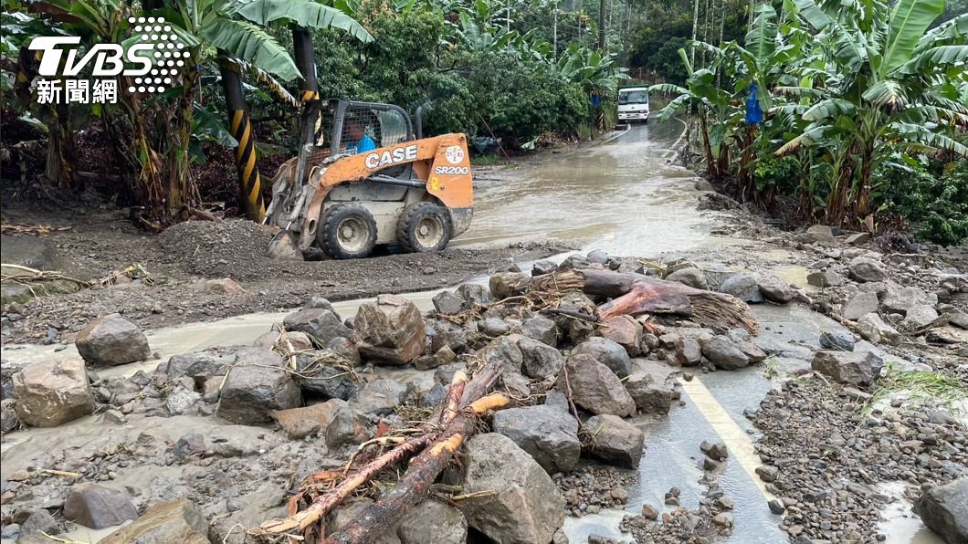 颱風卡努帶來大雨!嘉縣山區傳土石流災情 多處道路不通