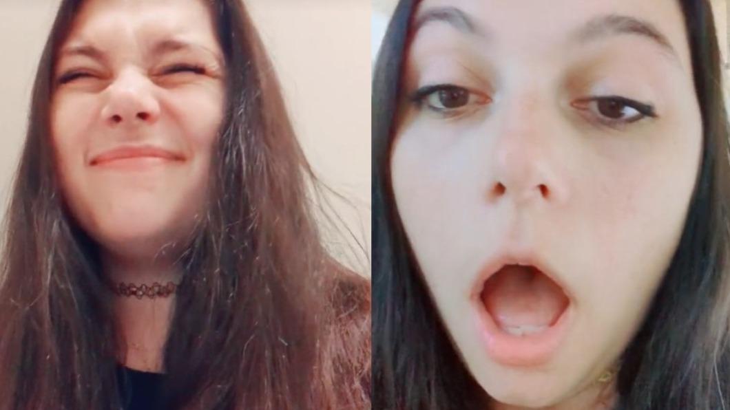 溫特創下世界紀錄那天，打嗝聲比機車還要大聲。（圖／翻攝自＠kimycola TikTok）