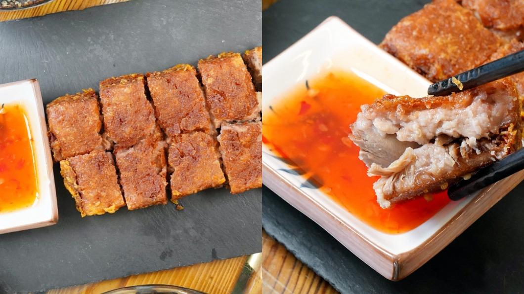 「香酥芋頭鴨」是店內招牌。(圖/柚香魚子醬的蹦蹦跳跳提供)