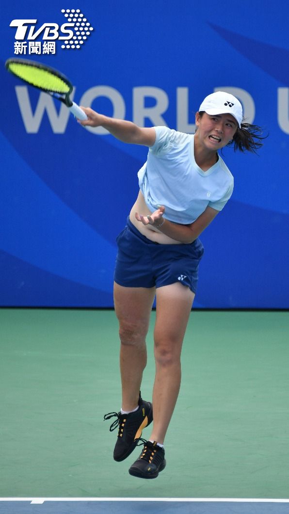 世大運女雙梁恩碩、吳芳嫻力退美國組合晉級決賽。(圖/胡瑞麒攝)