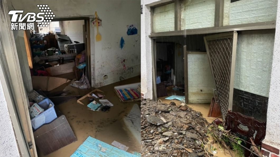 雨炸南投!土石流灌民宅 仁愛鄉累積雨量破500毫米