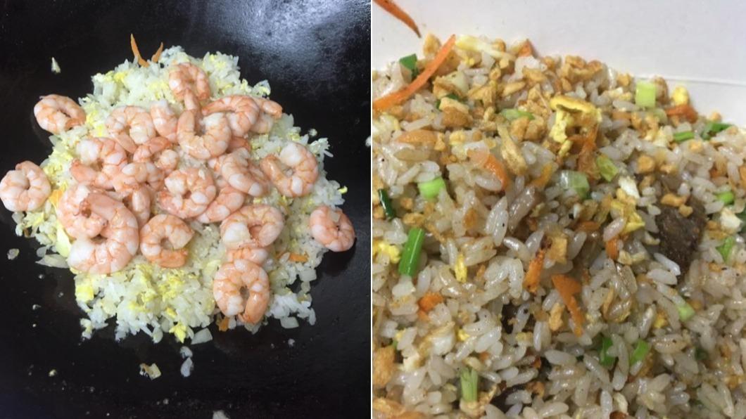 老闆用料相當實在。(圖/翻攝自艋舺阿龍炒飯專門店臉書)