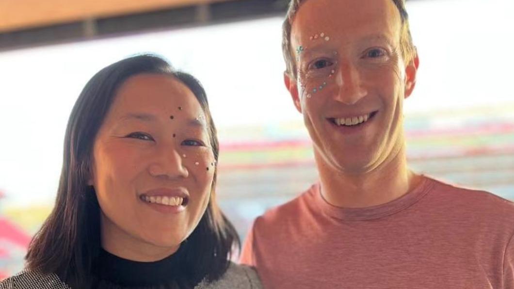 億萬富豪祖克柏與他的妻子普莉希拉．陳（Priscilla Chan）。（圖／翻攝自祖克柏IG）