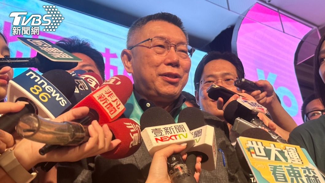 與侯友宜並肩坐!「藍白合」釋善意 柯文哲回應了