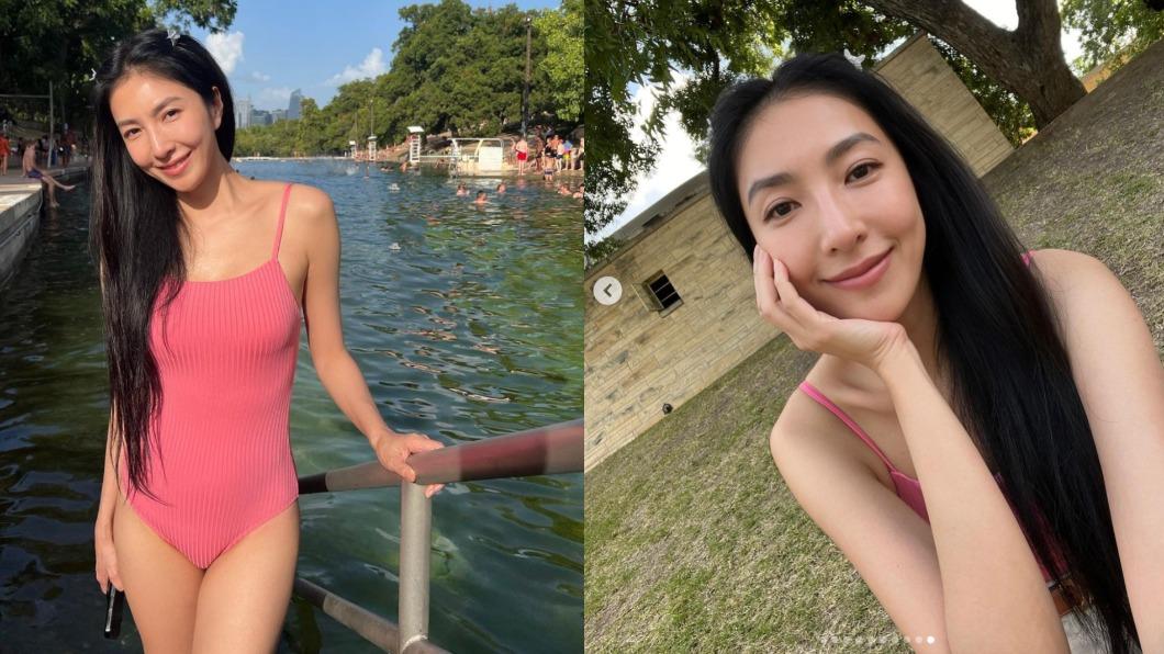 楊謹華「真人芭比」辣照曝!纖腰長腿超逼人 45歲身材不科學