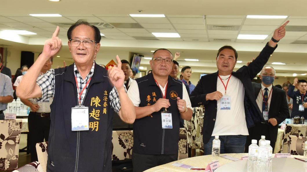 陳超明、徐志榮現身早餐會。(圖/苗栗縣政府提供)