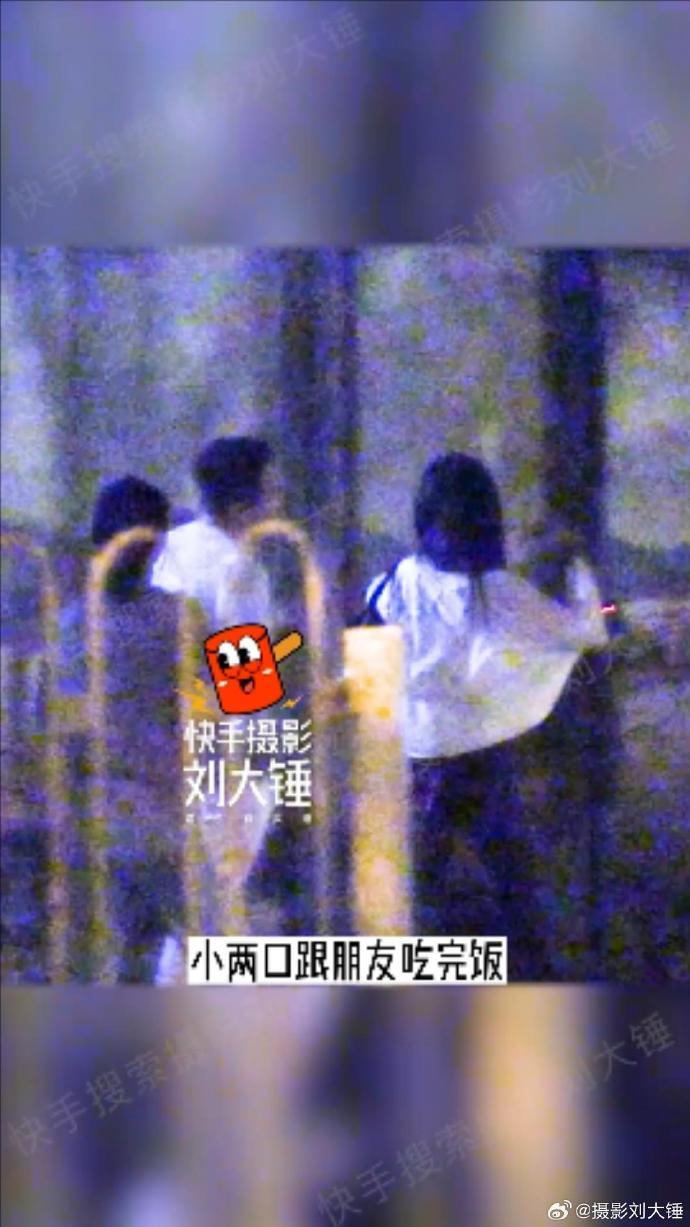 汪小菲與新歡逛街。(圖/翻攝快手攝影劉大錘微博)