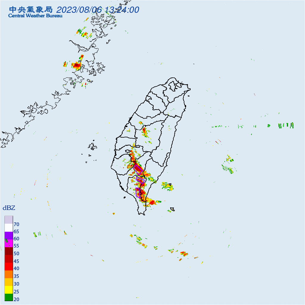 快訊/國家警報響了!屏東2山區暴雨 大雷雨狂轟高屏