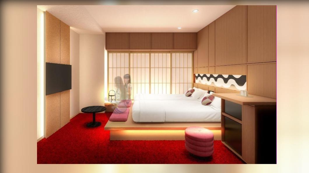 以淺草娛樂文化象徵的「寄席（Yose)」元素設計。(圖 / © Hoshino Resorts. 提供）