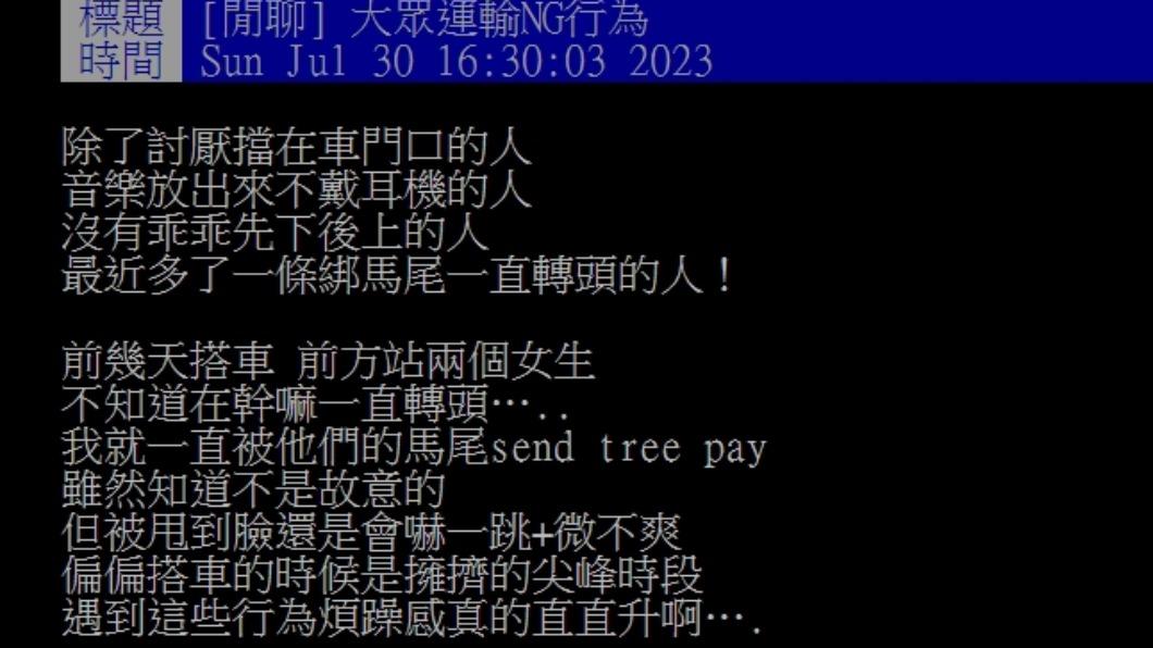 原PO發文。（圖／翻攝自PTT）