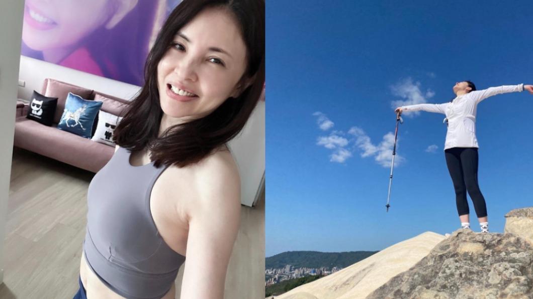 何如芸平常就有保持運動的習慣，會在家跑跑步機、休閒時去登山。（圖／翻攝自michellehojuyun IG）