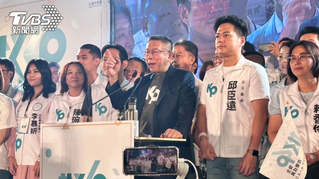 民眾黨主席、總統參選人柯文哲。(圖/林至柔攝)