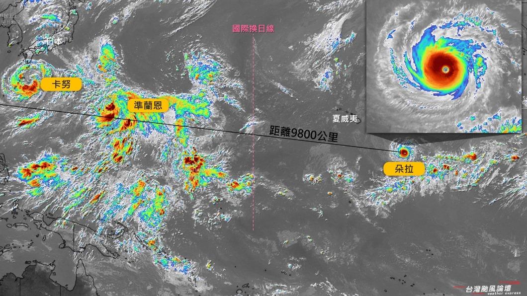 雨區再擴大!蘭恩颱風估今生成「朵拉接力」 最新路徑曝